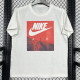2025 T257 Mountaini NK White  Pure Cotton  Blue T-shirt