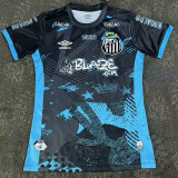 25/26 Santos FC Special Edition Black &Blue Fans Soccer Jersey