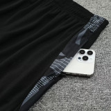 24/25 Inter Miami Black  Kids Half Pull Tracksuit  (童装、半拉链)