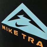 2025 T255  Triangle Mountain NK Black  Pure Cotton  Blue T-shirt