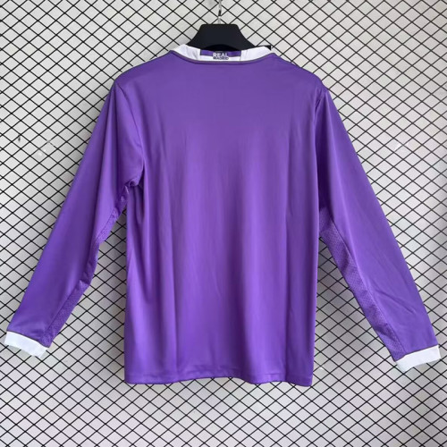 2016/2017 RMA Away Long Sleeve Retro Soccer Jersey (长袖、带胸前字)