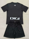 25/26 Bilbao  Goalkeeper Black Kids  Soccer Jersey
