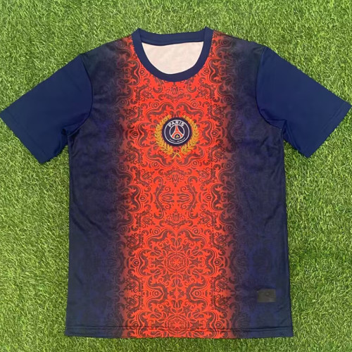 25/26 PSG Royal Blue & Orange  Fans Training Shirts
