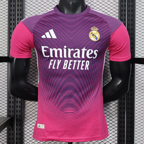25/26 RMA Goalkeeper Purple  Player Version Soccer Jersey