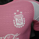 25/26  Argentina Special Edition  Pink  Player Version Soccer Jersey