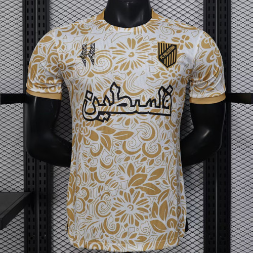 25/26 Palestine  Special Edition Yellow Player Version Soccer Jersey