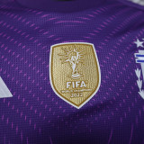 25/26  Argentina Goalkeeper Purple Player Version Soccer Jersey