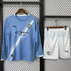 25/26 Man City Home  Long Sleeve Kids Soccer Jersey#长袖