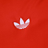 25/26 Man Utd Red  Half Pull Tracksuit #B2511 (半拉链)