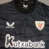 25/26  Bilbao Goalkeeper Black Fans Soccer Jersey