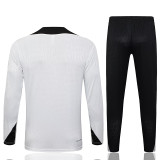 25/26 LIV White & Black Half Pull Tracksuit #B1004(半拉链\黑肩)