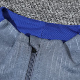 24/25 INT Grey  Half Pull  Kids tracksuit  (童装、半拉链、)