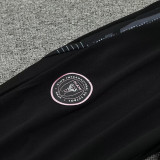 24/25 Inter Miami Black Half Pull  Kids tracksuit  (童装、半拉链)