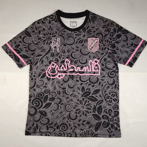 25/26 Palestino Deportivo Black Fans Soccer Jersey