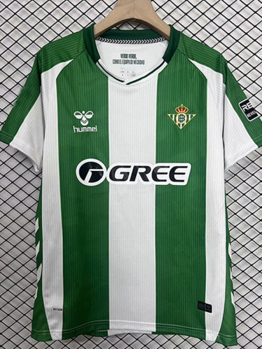25/26 Real Betis Home  Fans  Soccer Jersey