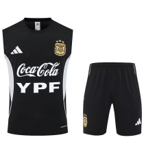 25/26  Argentina Black Tank top and shorts suit