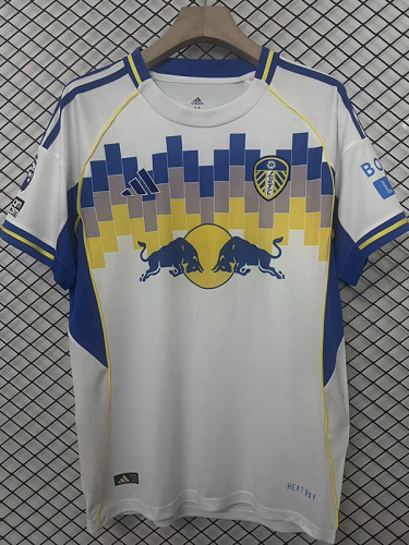 25/26  Leeds United Home Fans Soccer Jersey
