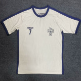 25/26  Portugal Beige White #7  T- shirts