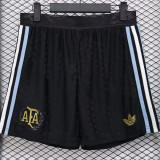 25/26  Argentina Black  Player Version Shorts Pants