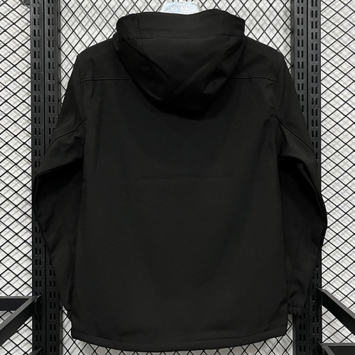 2025  RK905 ADM Black  Thickened Assault  Hooded Windbreaker (加厚冲锋衣）