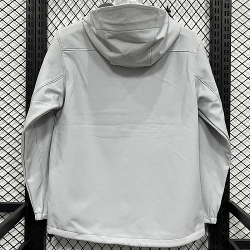 2025  RK906 ARCTERYX Grey  Thickened Assault  Hooded Windbreaker (加厚冲锋衣）