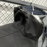 2025 RK904 NK Black Thickened Assault  Hooded Windbreaker (加厚冲锋衣）