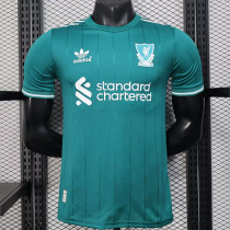 25/26 LIV Green Special Edition Player Version Soccer Jersey(圆领）