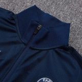 25/26 PSG royal blue & Red Jacket Tracksuit #A2539