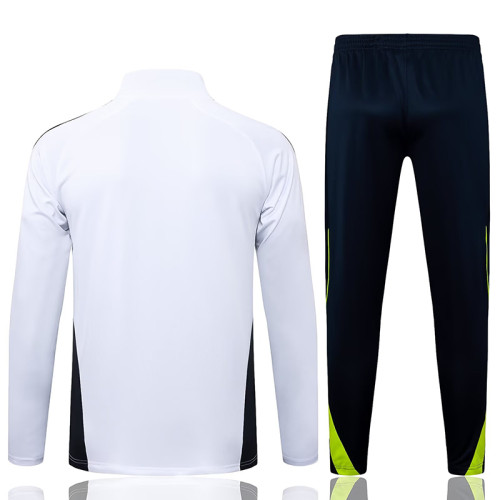 25/26  RMA White  Half Pull Tracksuit #B2544(半拉链)
