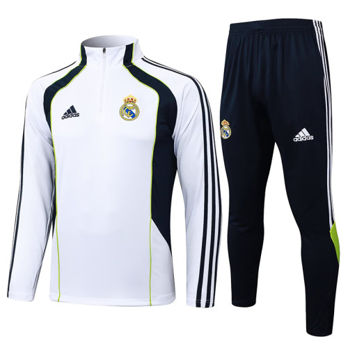 25/26  RMA White  Half Pull Tracksuit #B2544(半拉链)