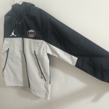 2025  PSG New Edition White & Black  Jordan  Assault  Hooded Windbreaker