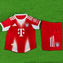 25/26  Bayern Home  Player Version  Kids Soccer Jersey