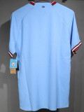 22/23 Man City Home  Player Version Soccer Jersey