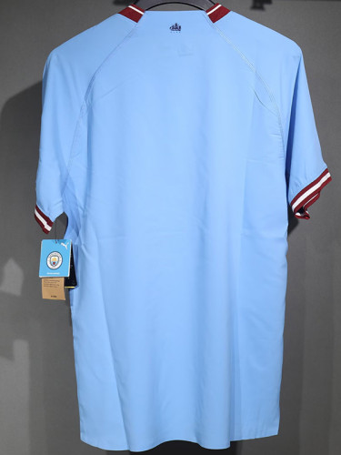 22/23 Man City Home  Player Version Soccer Jersey