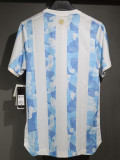 2021  Argentina Home  Player Version Soccer Jersey