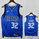 Dallas Mavericks FL AGG  #32  Blue  Top Quality Hot Pressing NBA Jersey
