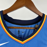 22/23 OKC Thunder WILLIAMS # 8 Blue Top Quality Hot Pressing NBA Jersey