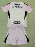 25/26 Tigres UANL Goalkeeper Pink Kids Soccer Jersey