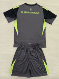 25/26  Bayern Black Goalkeeper  Kids Soccer Jersey