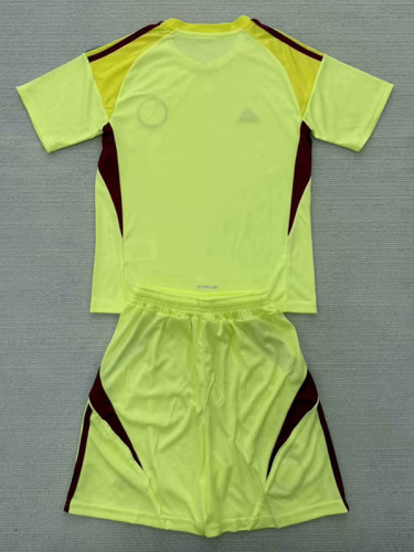 25/26  Celtic Goalkeeper Yellow Kids  Soccer Jersey