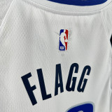 Dallas Mavericks FL AGG  #32 White  Top Quality Hot Pressing NBA Jersey