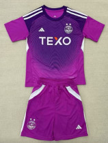 25/26 Aberdeen Goalkeeper Purple Kids Soccer Jersey 25/26 Aberdeen Goalkeeper Purple Kids Soccer Jersey