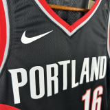 22/23 Trail Blazers  YANG #26 Black Top Quality Hot Pressing NBA Jersey