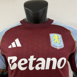 25/26  Aston Villa Home  Player Version Soccer Jersey