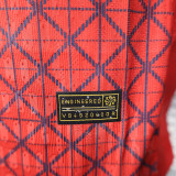 25/26 PSG Red Grid pattern  Player Version Training Shirts(With stars#前后带星）