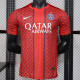 25/26 PSG Red Grid pattern  Player Version Training Shirts(With stars#前后带星）