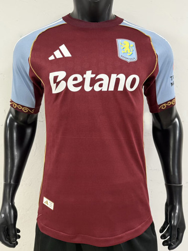 25/26  Aston Villa Home  Player Version Soccer Jersey
