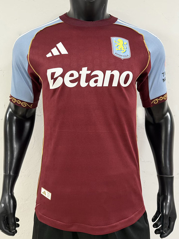 25/26 Aston Villa Home Player Version Soccer Jersey