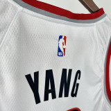 22/23 Trail Blazers  YANG #26 White  Top Quality Hot Pressing NBA Jersey