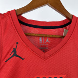 22/23 Trail Blazers  AVDIJA #8 Red Flying Man Edition Top Quality Hot Pressing NBA Jersey